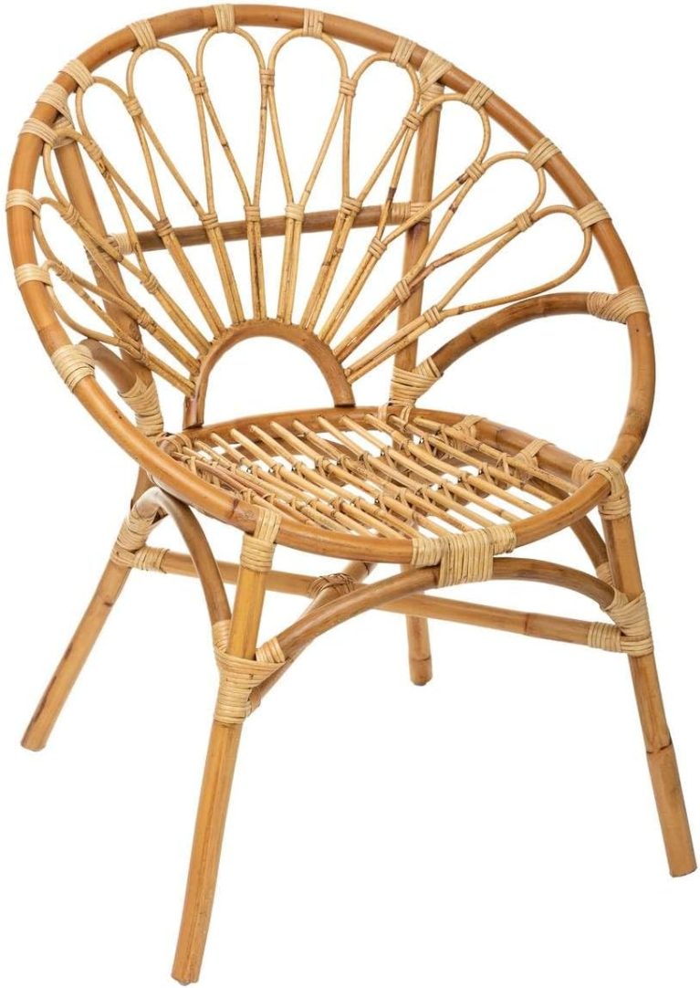 Fauteuil en Rotin Naturel H 84 cm - Atmosphera