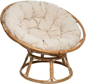 fauteuil Atmosphera Seram en rotin