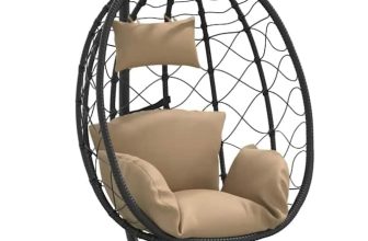 Notre test du fauteuil suspendu vidaXL en polyrotin et acier