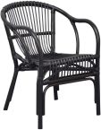 Notre test de AUBRY GASPARD fauteuil en rotin laqué noir