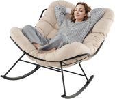 Notre test du fauteuil à bascule Papasan Costway