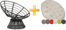 Notre test du fauteuil Papasan Sunnypillow en rotin