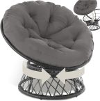 Notre test du fauteuil Papasan tectake en rotin